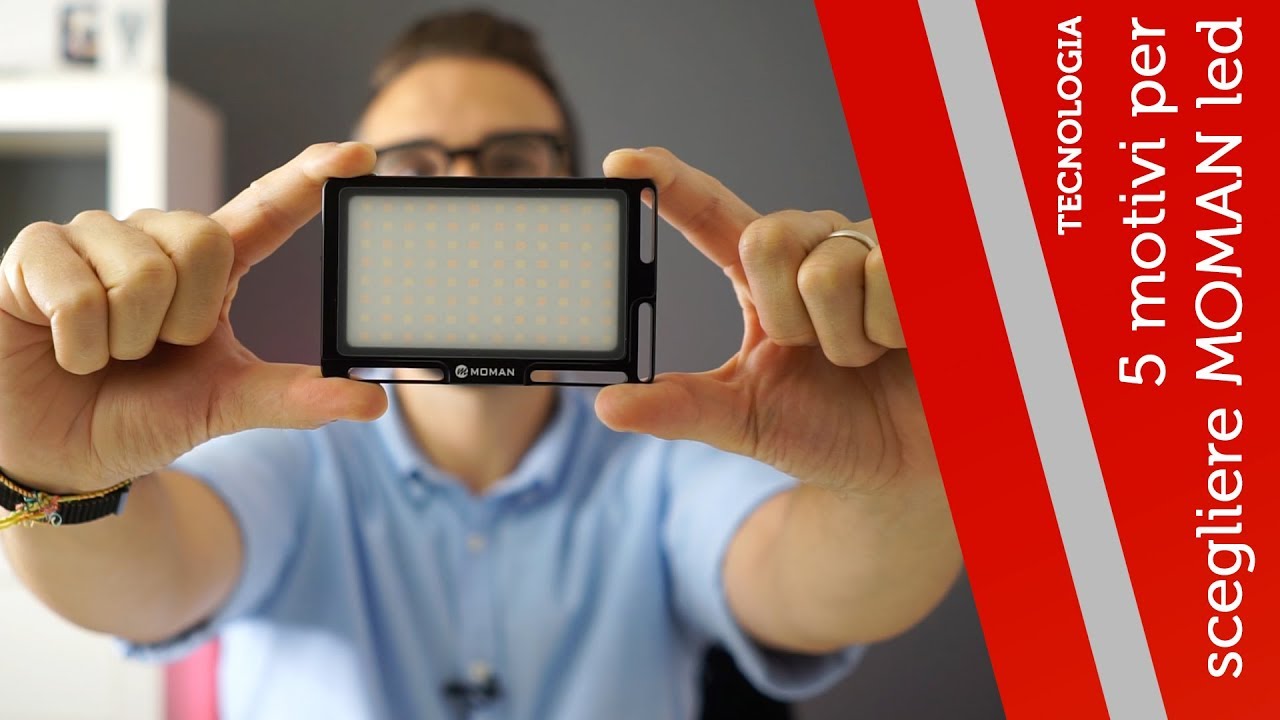 5 Motivi per scegliere MOMAN la migliore luce led portatile 🔥🔥