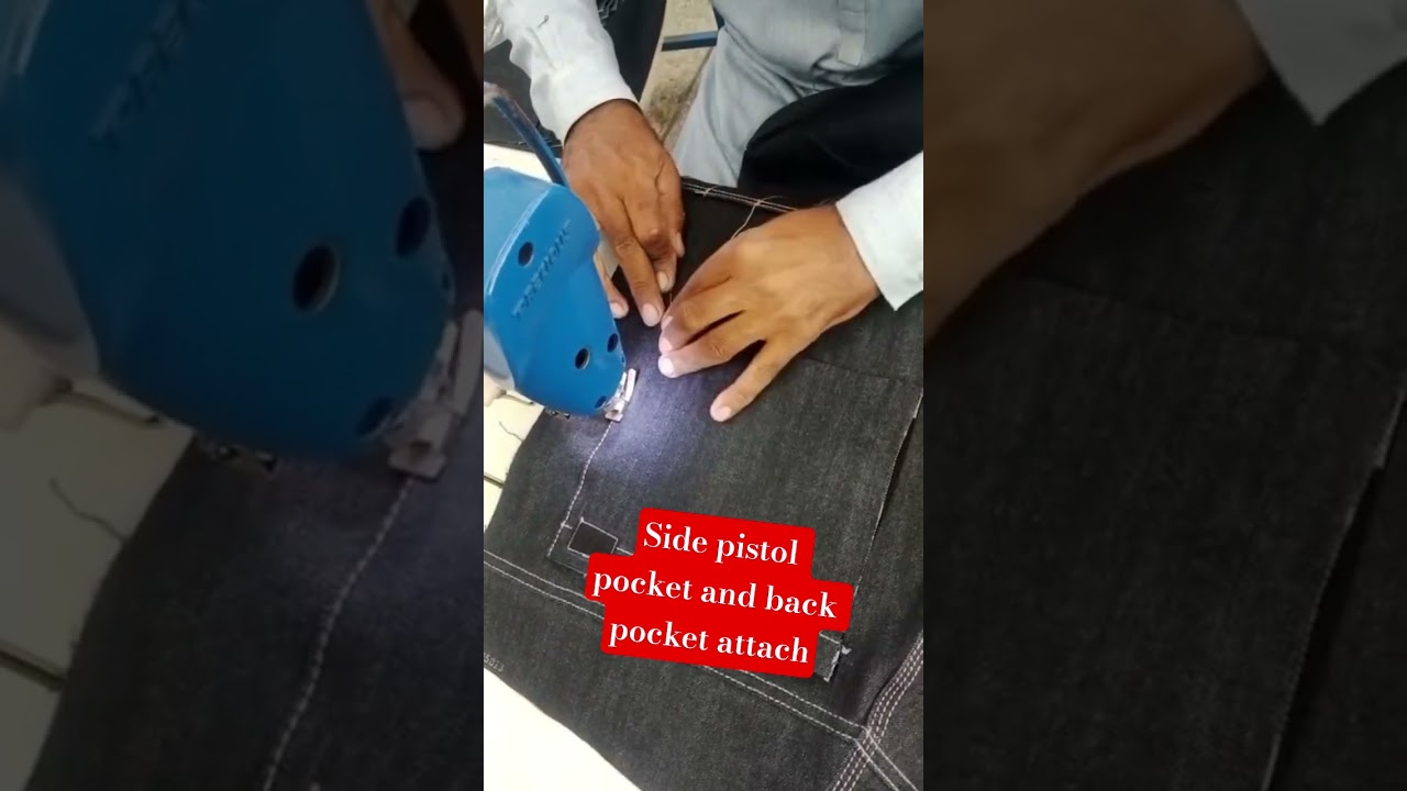 How to side pocket attach and back pocket attach 