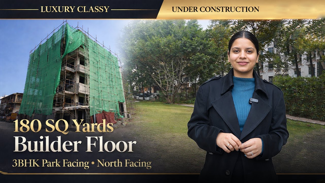 3BHK Builder Floor | 180 Sq Yds | Park Facing | North Facing | South City 2 Gurgaon | Lavanya homez
