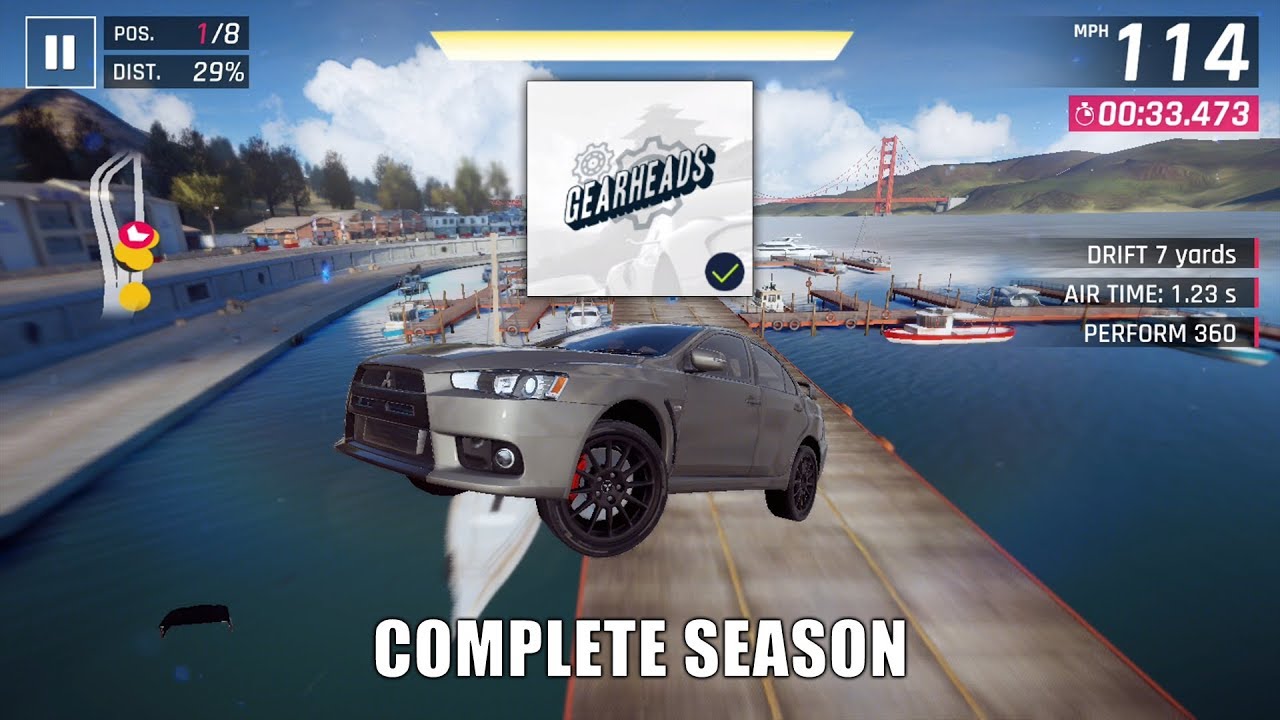 Asphalt 9: Legends GEARHEADS COMPLETE SEASON Gameplay Walkthrough
