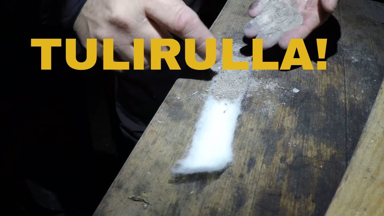 Kuinka tehdä tulet ilman sytytintä pelkällä pumpulilla ja tuhkalla?How to make Fire Roll ENG Subs
