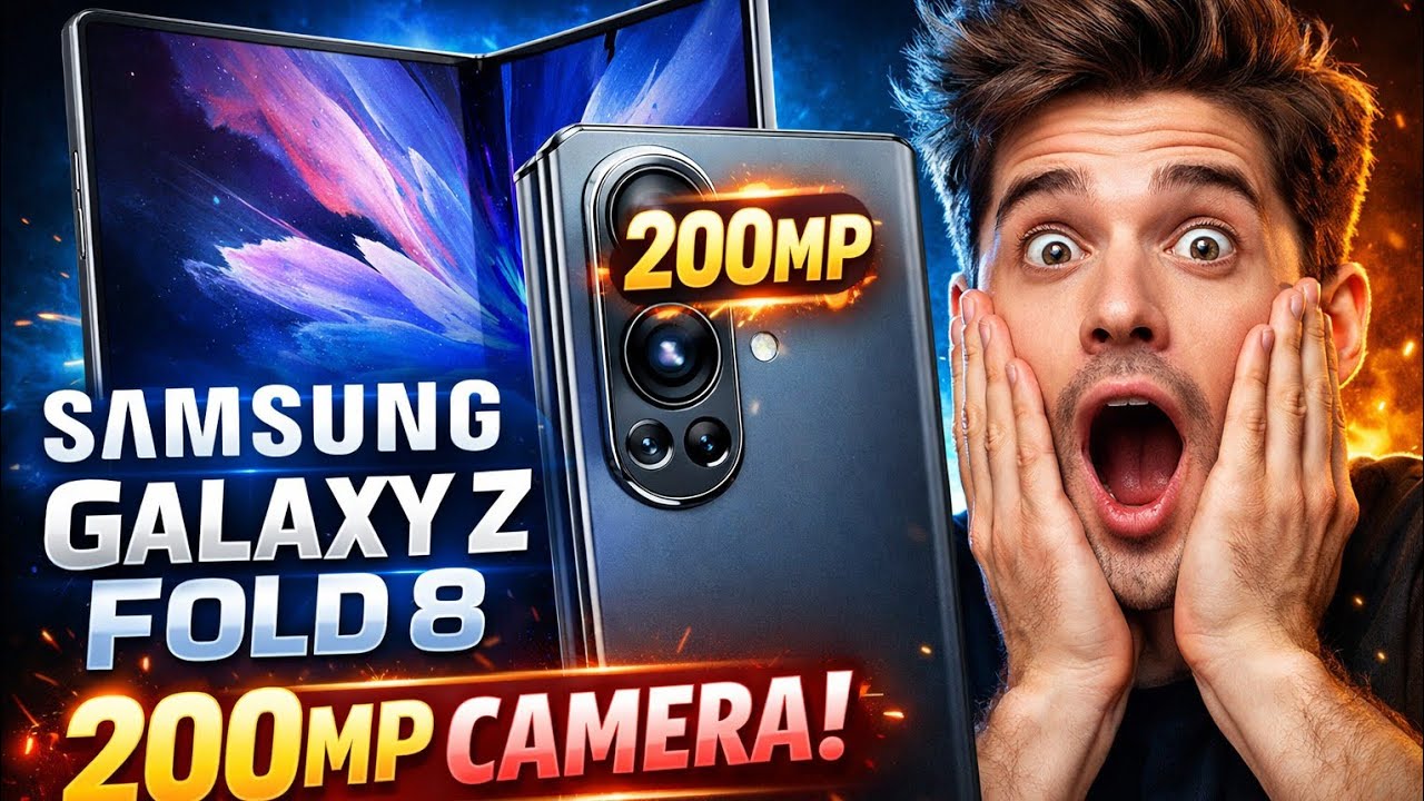 Samsung Galaxy Z Fold 8 – DSLR Killer with 200MP? 📸