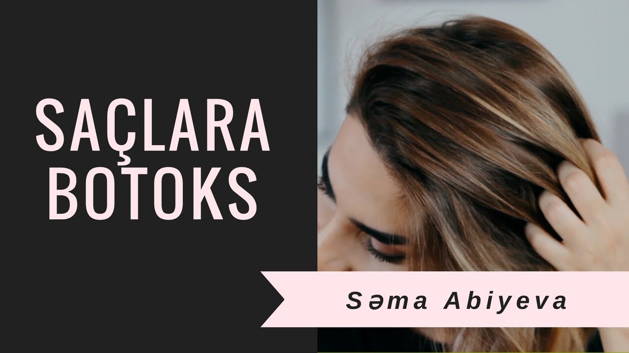 Evşəraitində saçlara botoks | Səma Abiyeva 💆🏻‍♀️