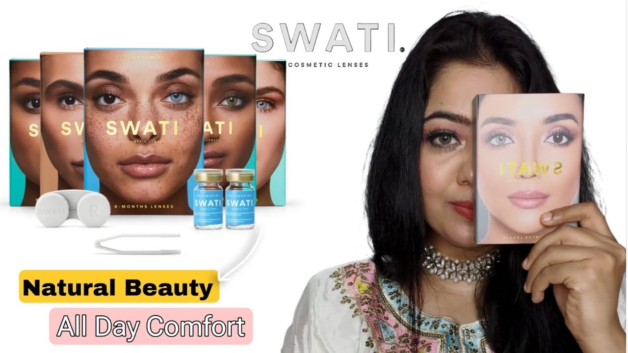 Trending SWATI Color Contact Lenses Review | Nilofer Shaikh 😍