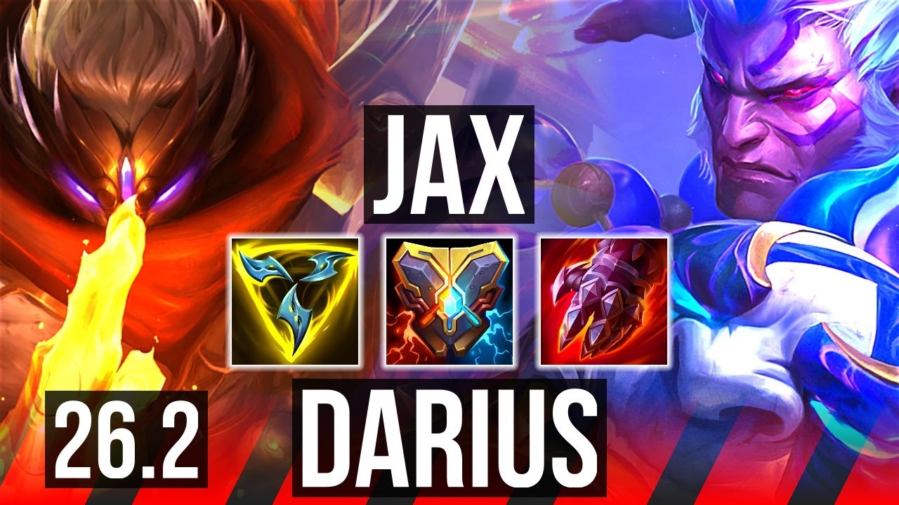 JAX vs DARIUS (TOP) | First Strike, 43K damage | KR Challenger | 26.2