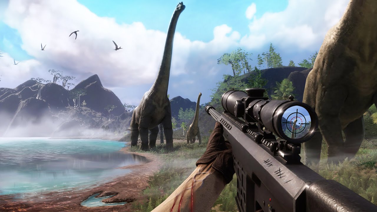 Can a 50CAL Save You on a Prehistoric Island?