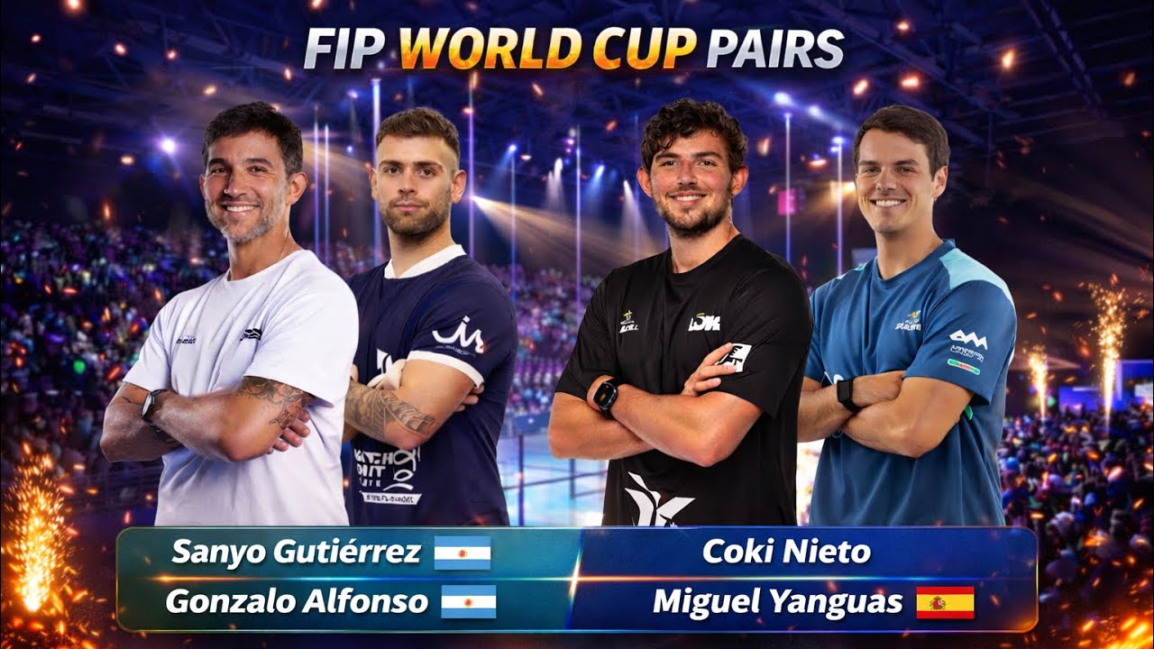 FIP WORLD CUP PAIRS 2025 | THE ARENA KUWAIT  GUTIÉRREZ-ALFONSO VS COKI NIETO- MIKE YANGUAS |