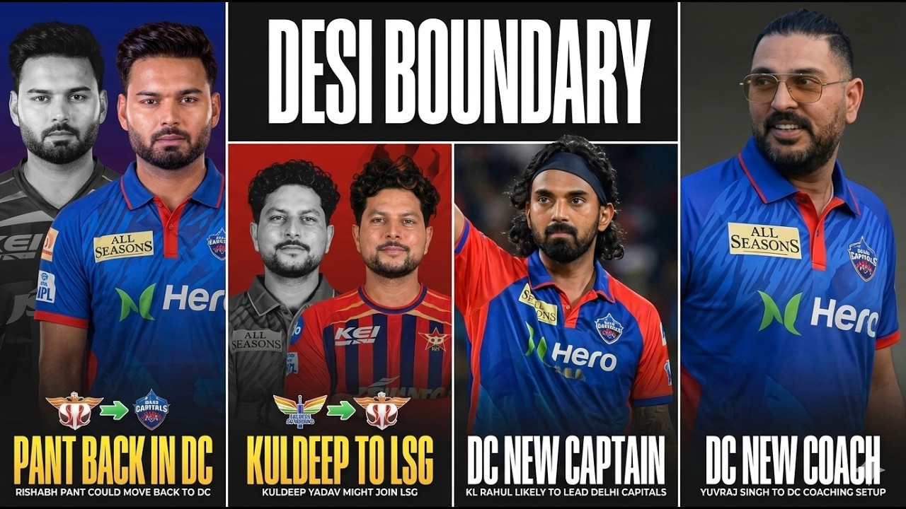 IPL 2027 MEGA TRADE! Rishabh Pant Back to Delhi Capitals! KL Rahul Captain, Yuvraj & Ganguly Coaches