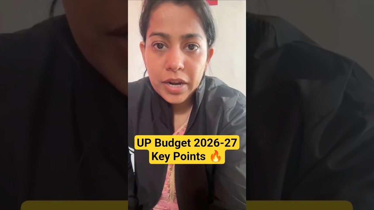 UP Budget 2026-27 Important Points 🔥🔥 #upbudget2026 #budget #ytshorts #sscwallah
