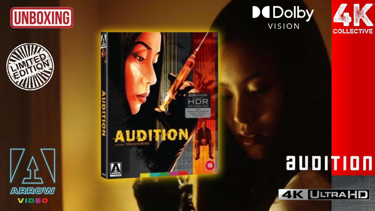 Audition 4K UltraHD Blu-Ray Arrow Video Limited Edition Unboxing