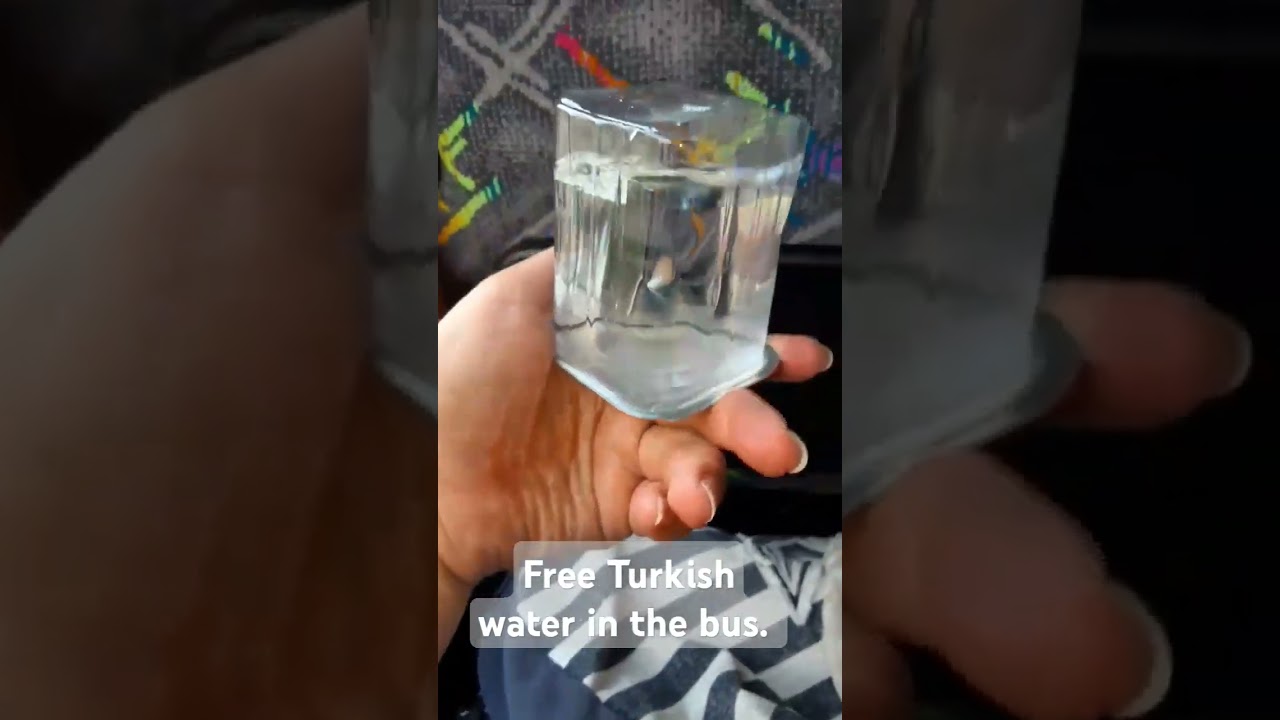 Бесплатная #водичка в автобусе для #Трабзона #bus#turkey#trubzon#rize#water#free#trip#ride#сарпи
