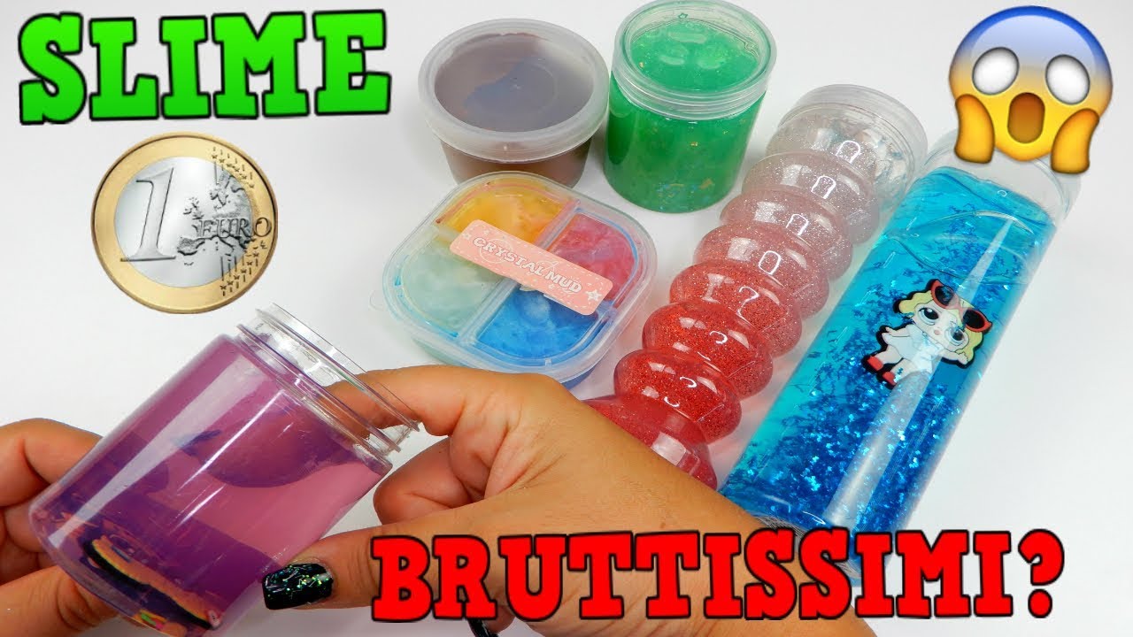 SLIME CINESI COMPRATI AD 1 EURO! I pi&ugrave; BRUTTI di SEMPRE?! iolanda sweets