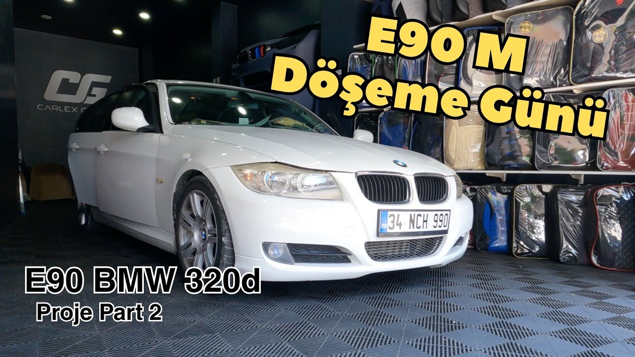 BMW E90 M Sport Tavan Dönüşüm | Döşeme Günü | Part2