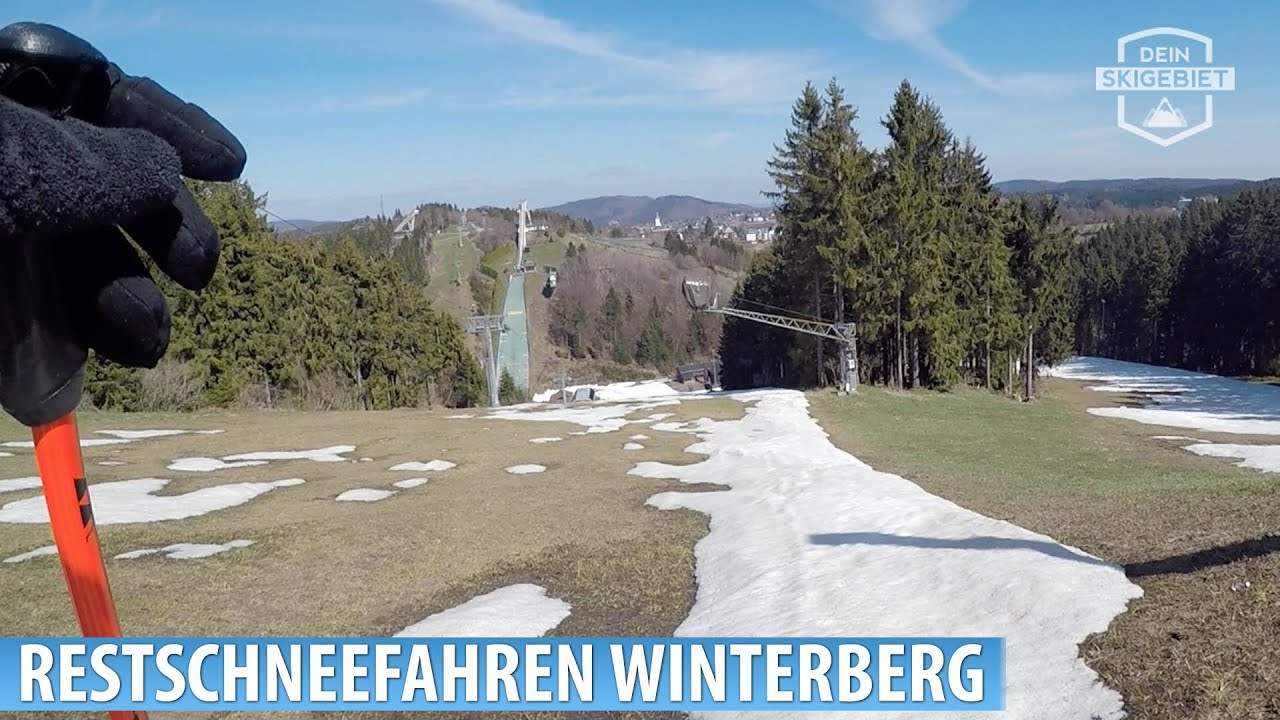 Restschneefahren am Quick-Jet in Winterberg