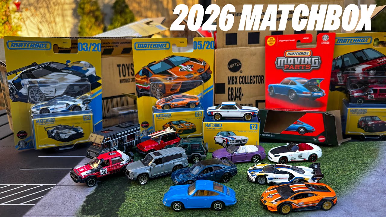 Распаковка Lamley: первые подвижные части Matchbox и коллекционные миксы 2026 года