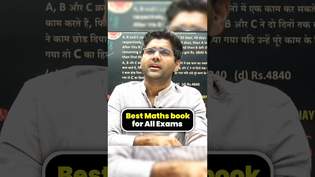 Best Maths book for All exams abhinay sir abhinay sharma #sscmath