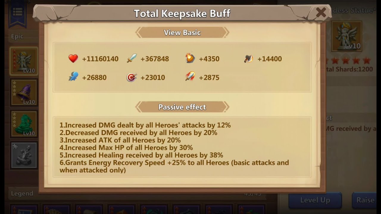 Castle clash - Upgrading KS on King account
