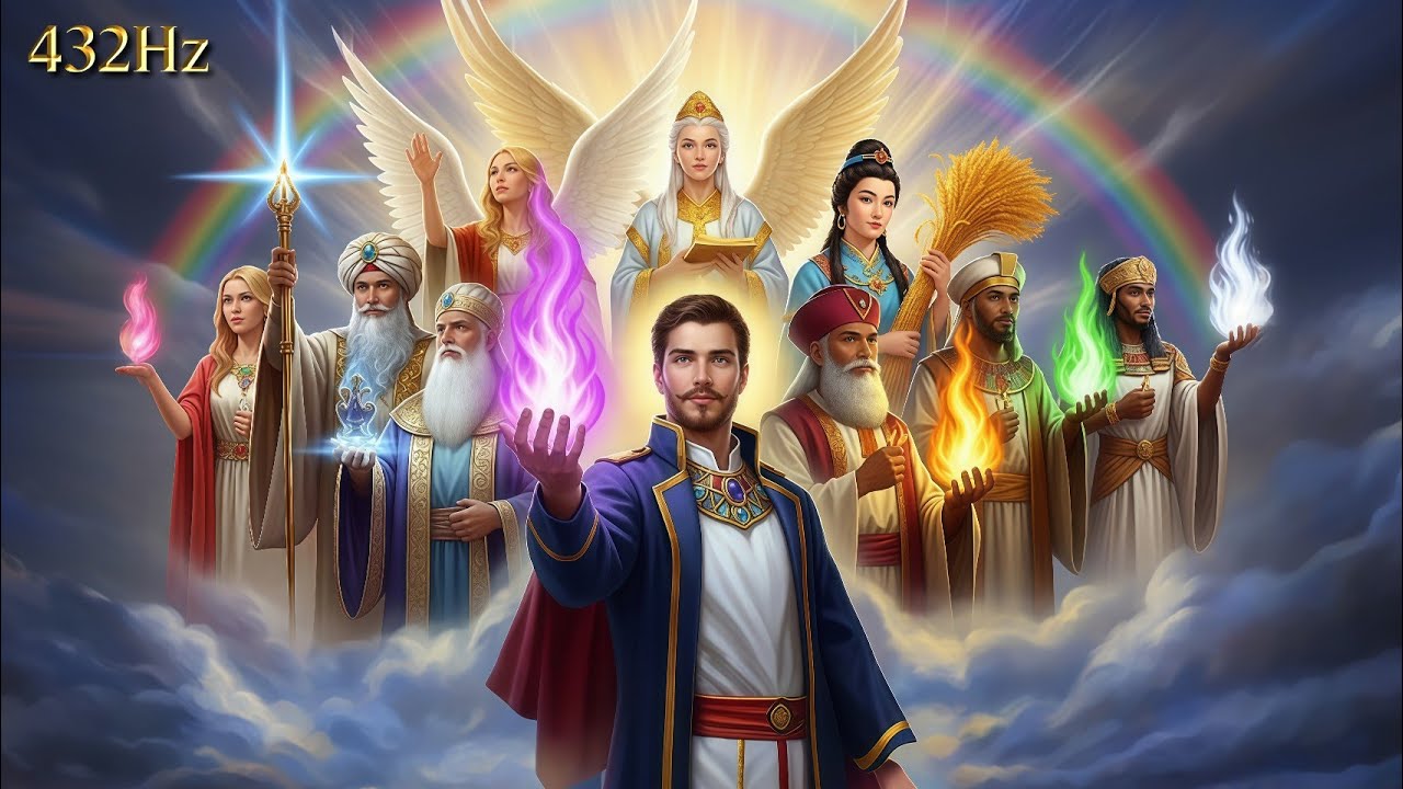 ✨ MAESTROS ASCENDIDOS en 432Hz | Viaje Musical de Sanación y Ascensión Espiritual ✨