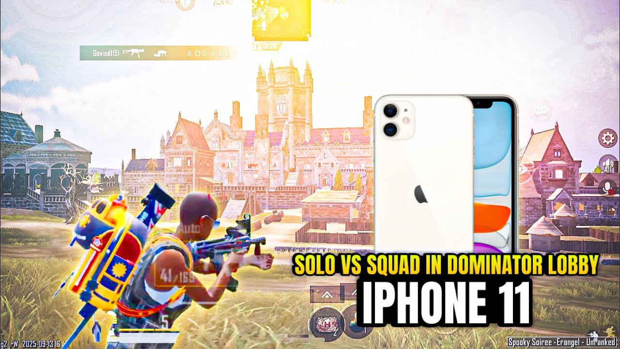 FASTEST { SOLO vs SQUAD } CLUTCHES IN DOMINATOR LOBBY 🔱 IPHONE 11 