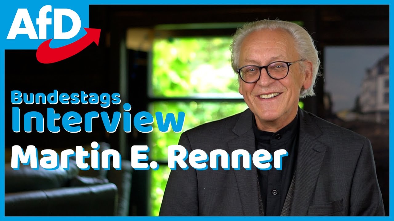 Interview mit Martin E. Renner (AfD) | Bundestagswahl 2021