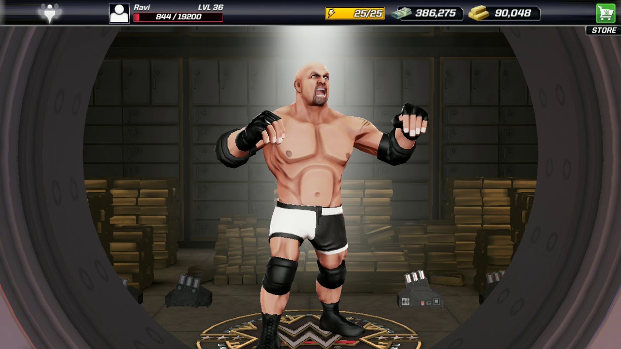 WWE MAYHEM HOW TO GET 4 STAR 40 PREMIUM LOOTCASE 5 RAW LOOTCASE