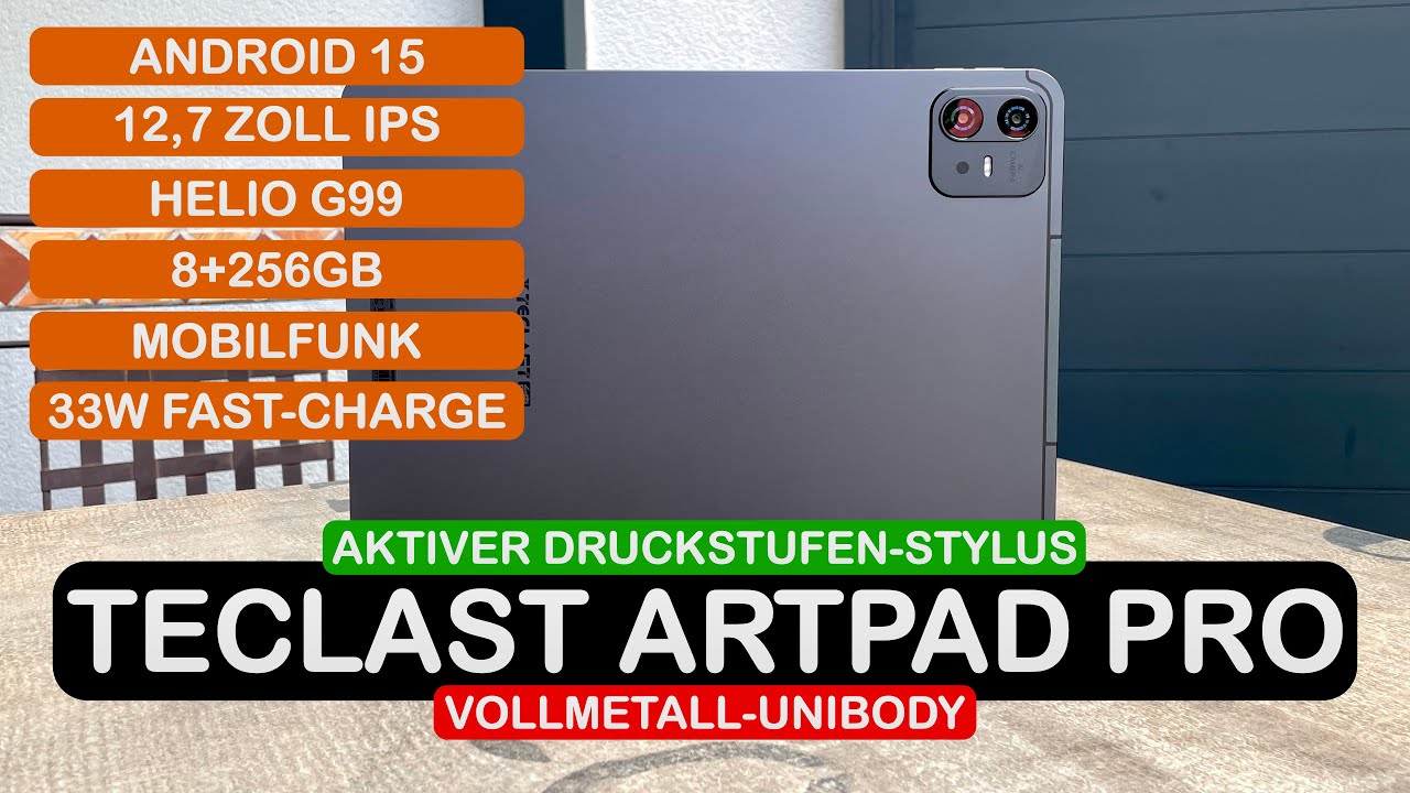 Teclast ArtPad Pro Test: Großes Android Tablet mit aktivem Stylus