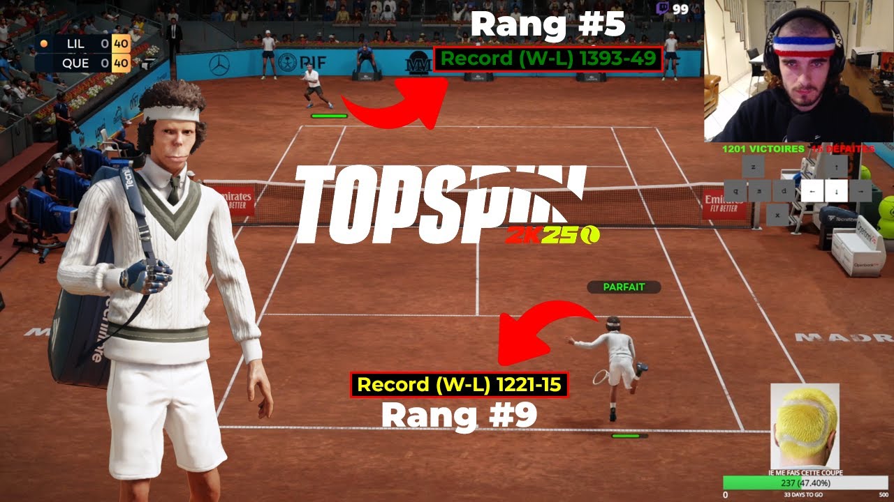 RANK #5 VS RANK #9 TOPSPIN 2K25