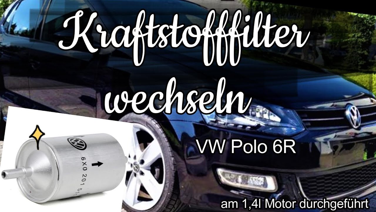 Kraftstofffilter wechseln VW Polo 6R (Changing fuel filter VW Polo 6R)