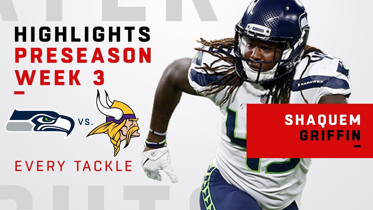 Every Shaquem Griffin Tackle vs. Vikings