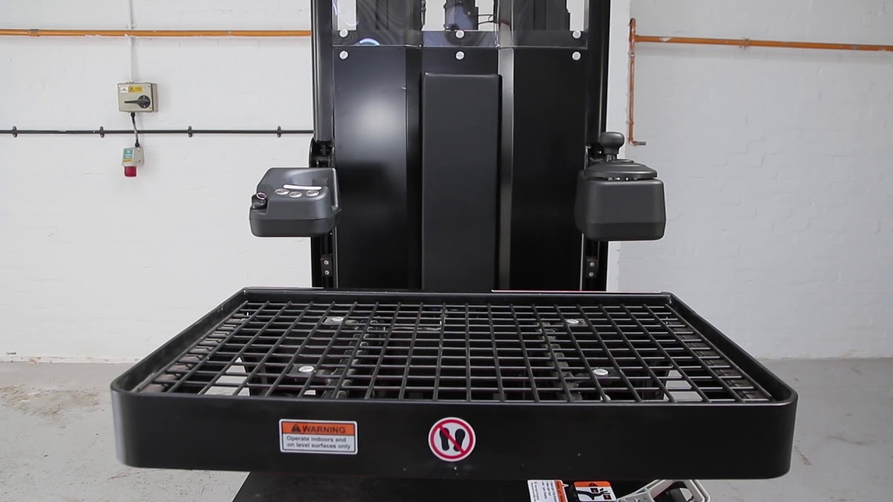 introduction video of picking height 6.3m professional order picker truck-EP JX1