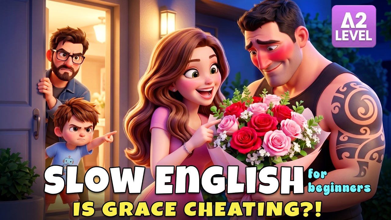 Dad Thinks Mom Is Cheating... But What&rsquo;s the Truth?! I Slow English Listening Story (A2)