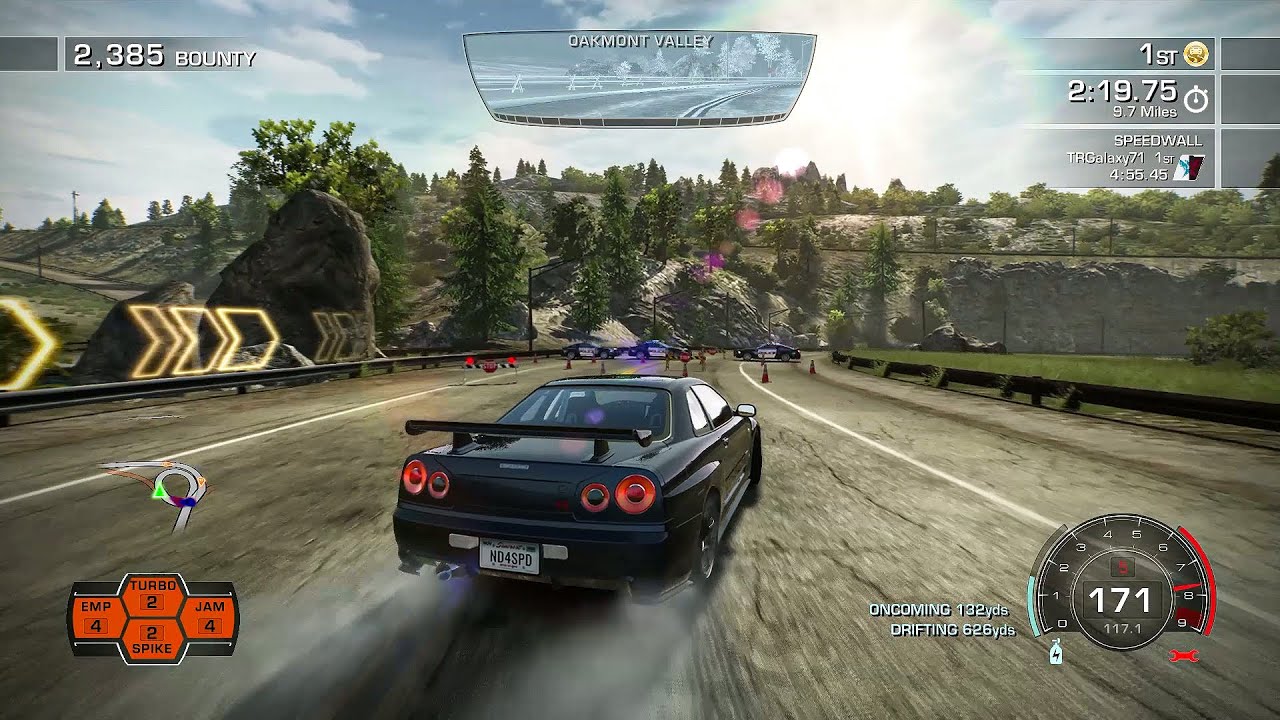 Ремастеринг NFS Hot Pursuit - Мод на гонки Skyline R34 и побег от полиции