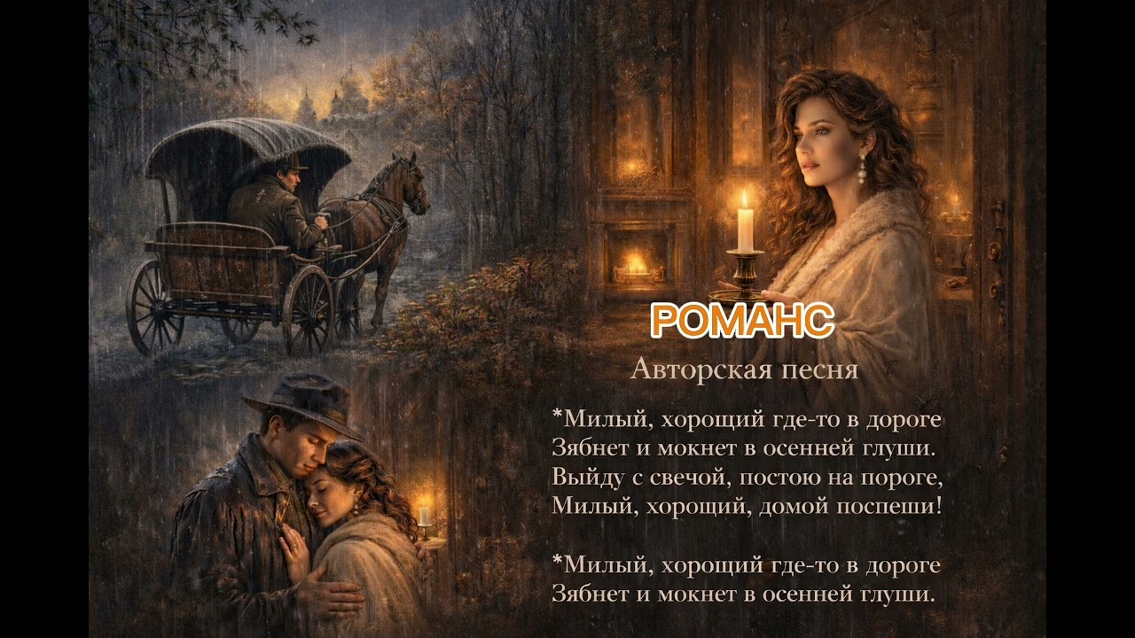 Милый, хороший., домой поспеши...