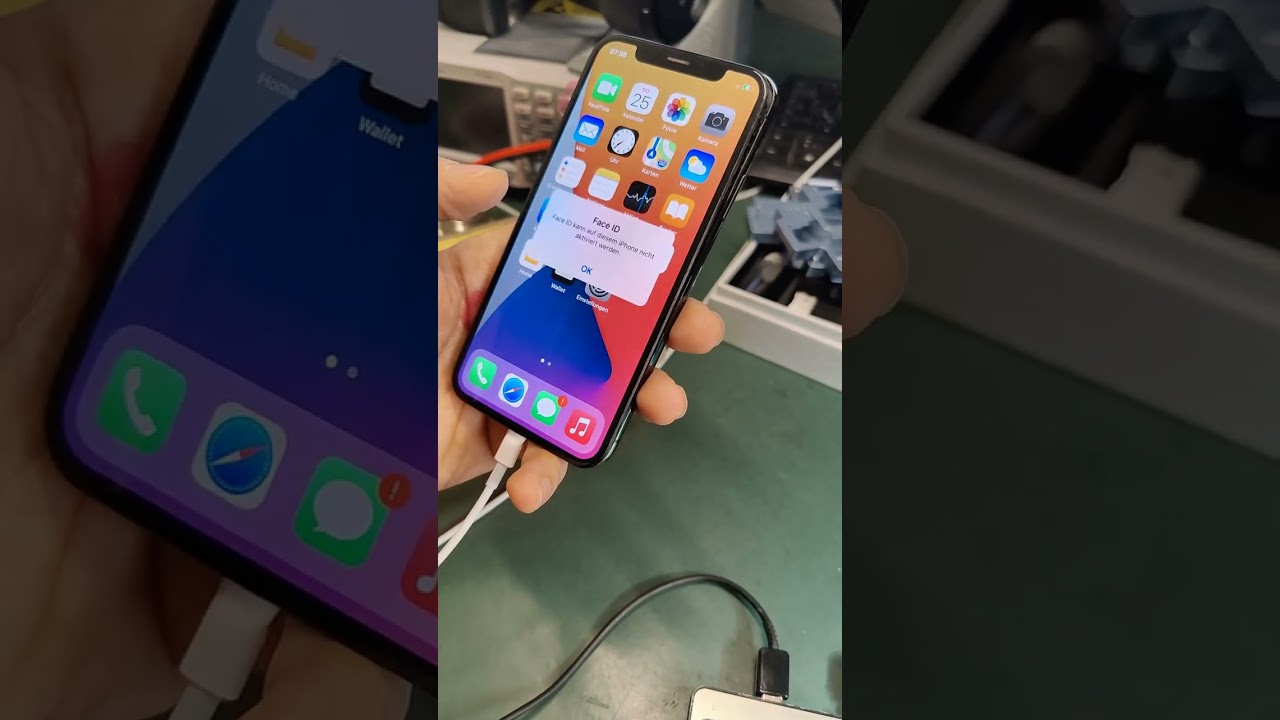 Weltneuheit iPhone Face ID Reparatur ohne löten.