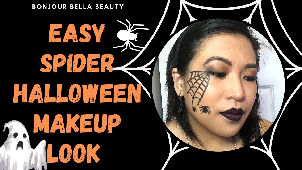 BEAUTY | Easy and Simple Spider Halloween Makeup Look | Jean Monique Sanchez