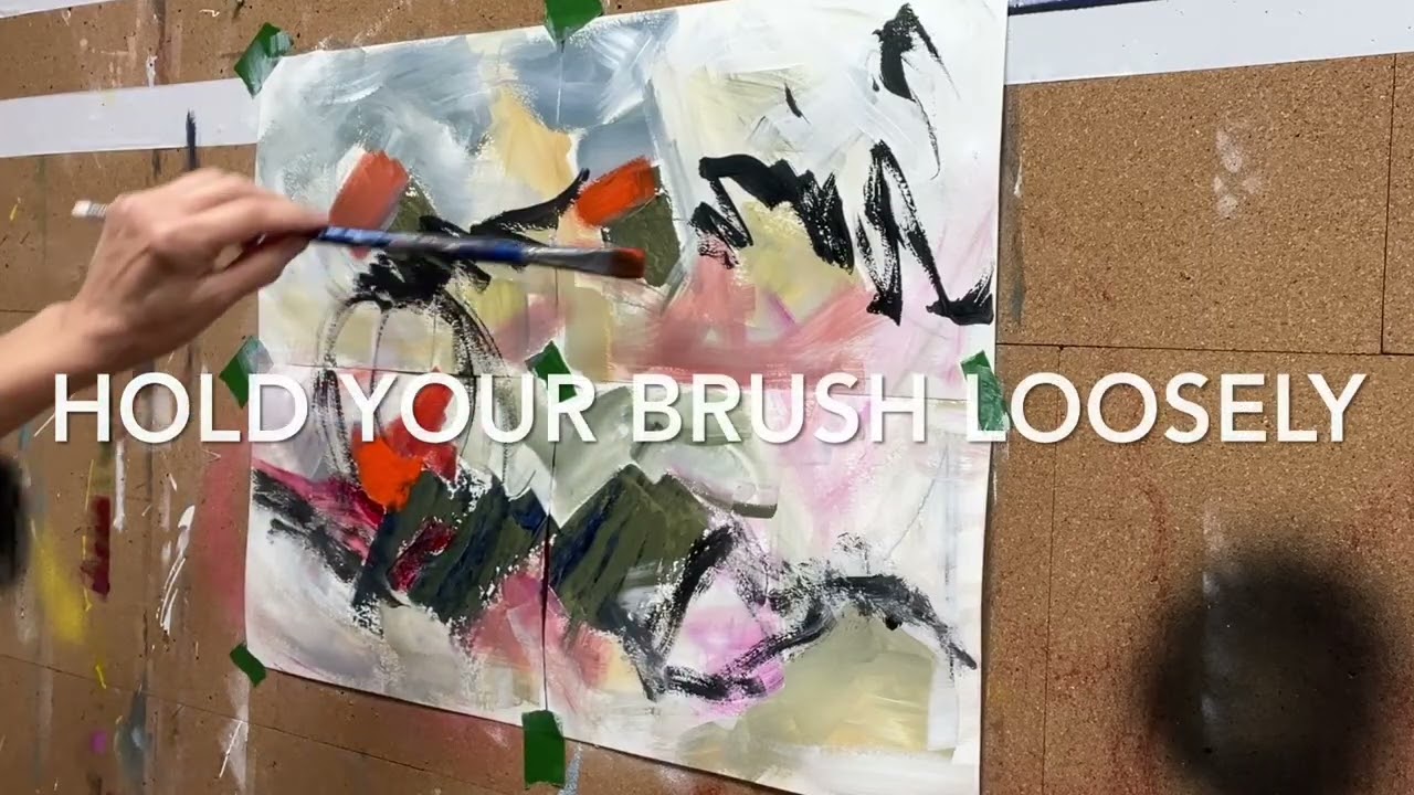 Easy Abstract Landscape Painting for Beginners 🎨 Fun & Relaxing by Marie Manon