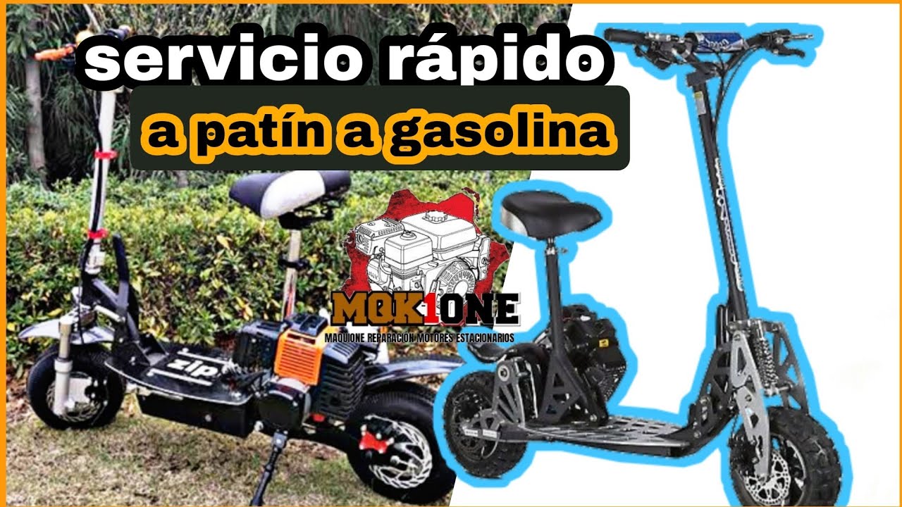 Patín a gasolina (muy bonito )fácil de reparar ??ego scooter !
