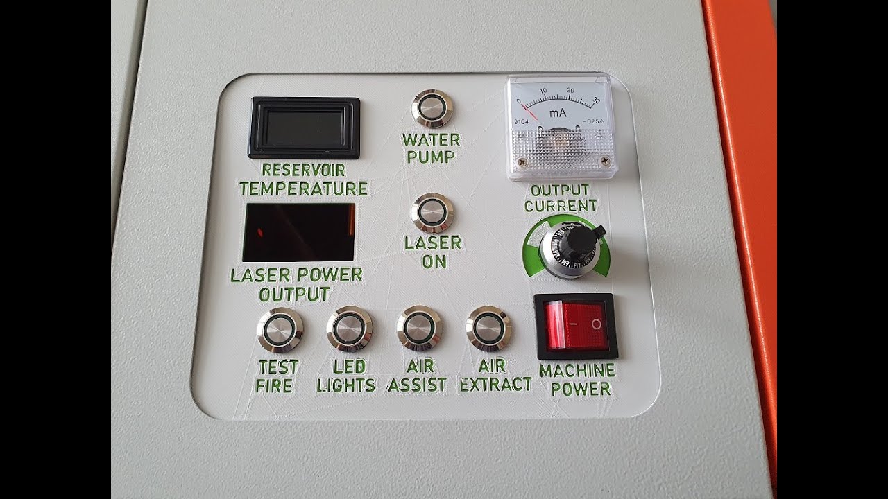 K40 Laser Control Panel upgrade