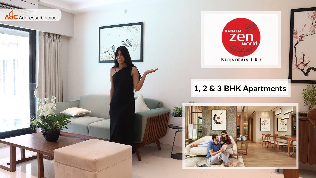🔥 Kanakia Zen World - 1, 2 & 3 BHK 🏠 Flats for Sale in 📍Kanjurmarg Mumbai - 2 BHK Sample Flat Video🎥