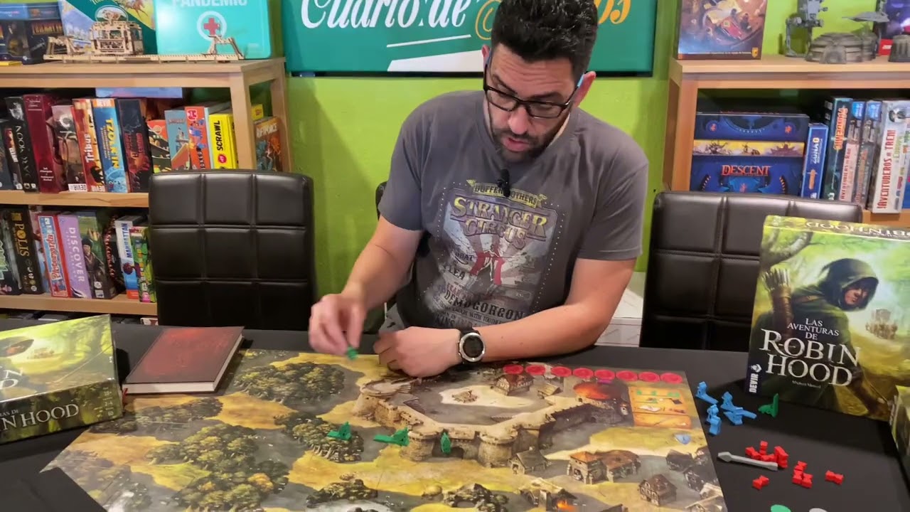 Juego de mesa Las Aventuras de Robin Hood.