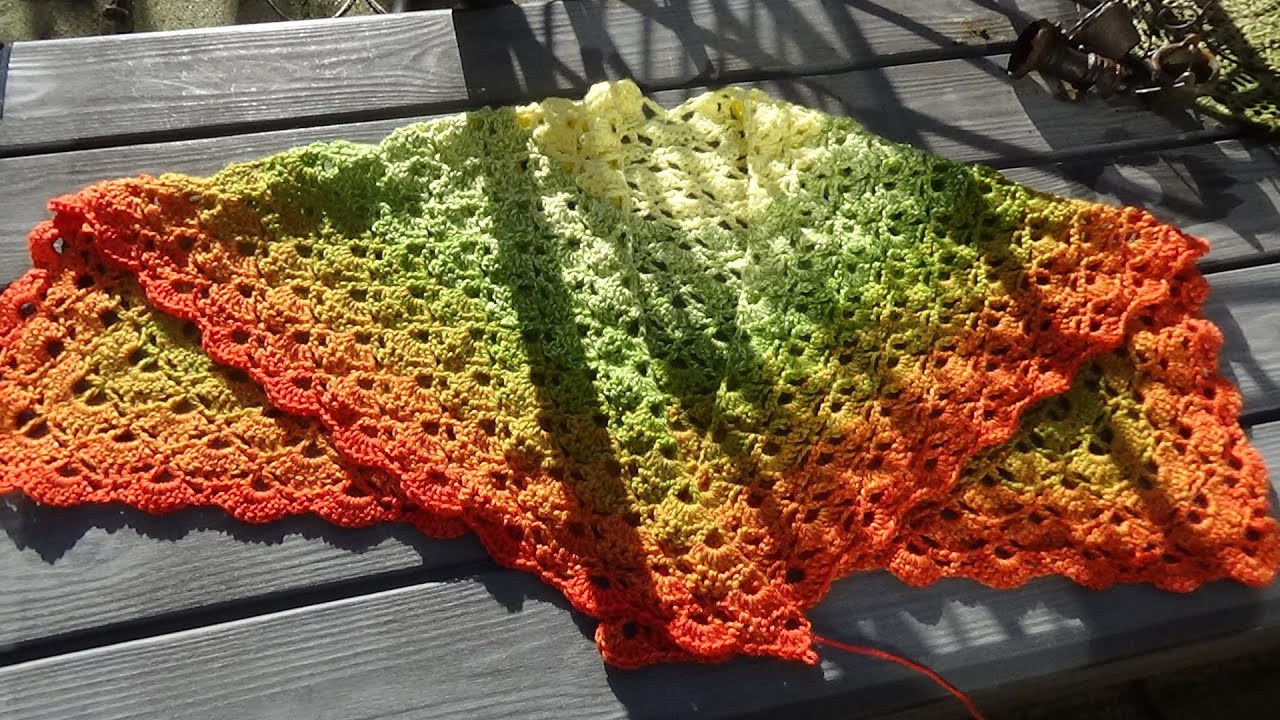 Haken - tutorial #523: Polygon omslagdoek ( Southbay )