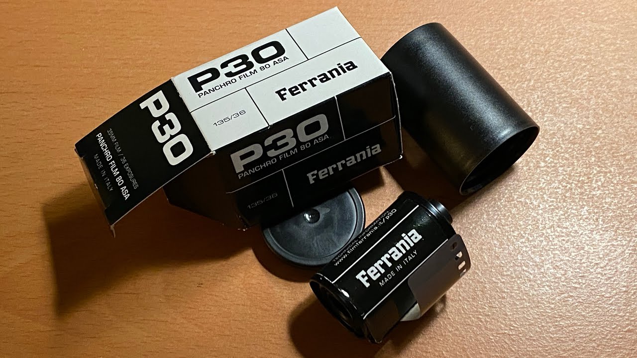 FILM Ferrania P30 - 80 ASA - Panchromatic Black & White Film