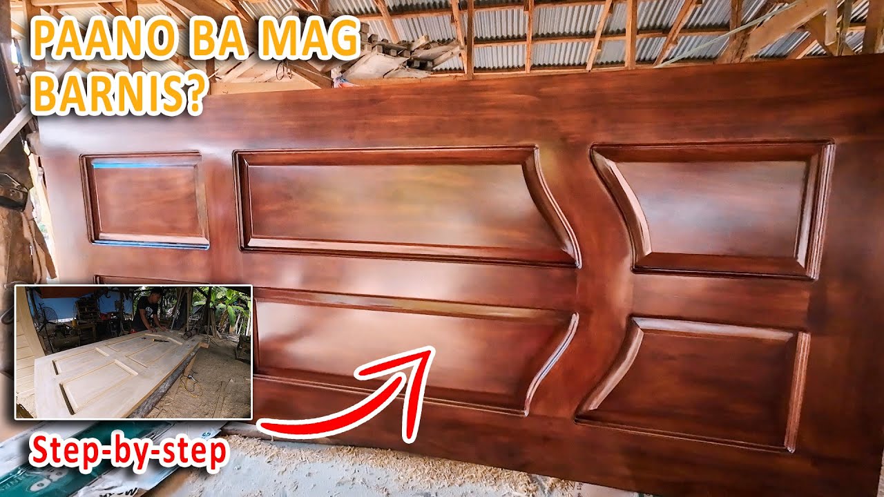STEP-BY-STEP PAG-ARALAN NATIN ANG PAGBABARNIS | WOOD VARNISH TUTORIAL