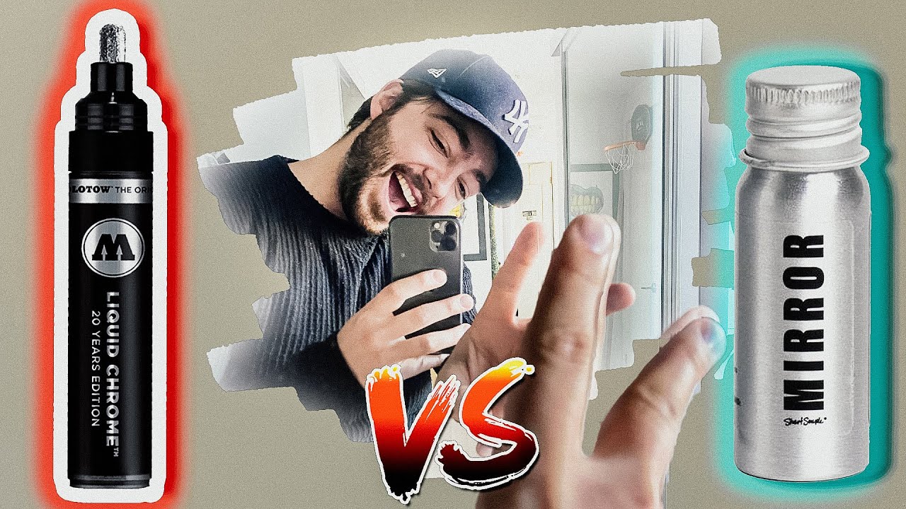 LIQUID MIRROR  \VS/  Molotow LIQUID CHROME! (100 MILLION VIEWS SPECIAL)