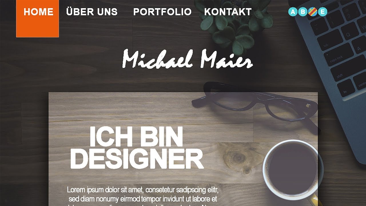 Webdesign erstellen mit Photoshop