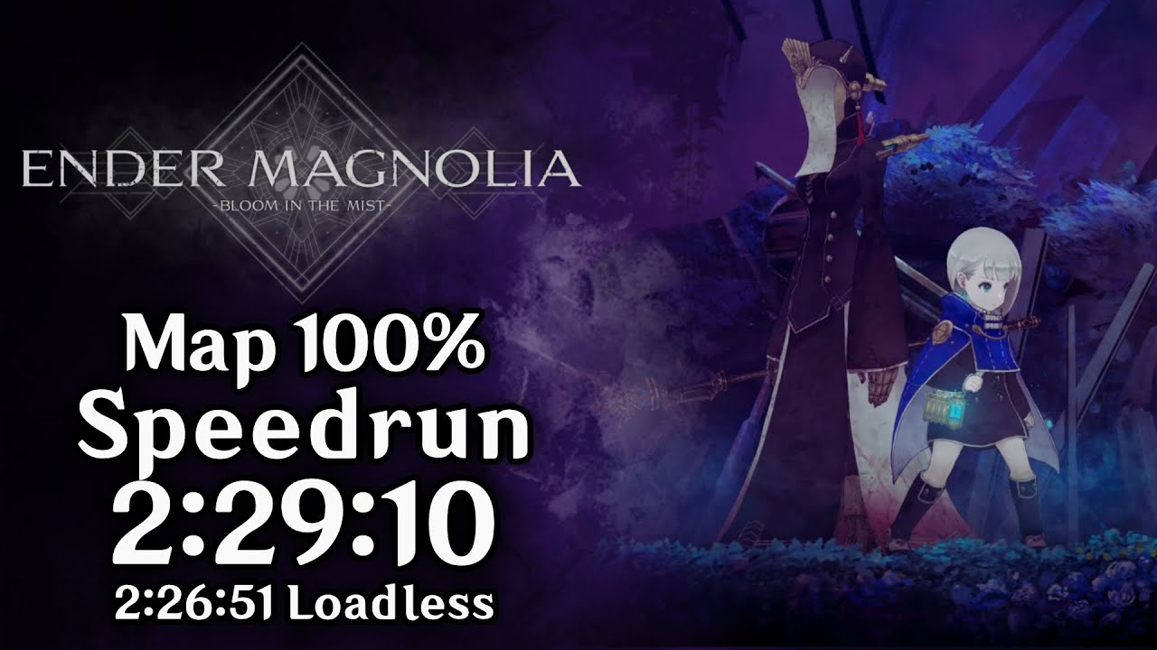 Ender Magnolia | Map 100% Speedrun in 2:29:10 (2:26:51 Loadless)