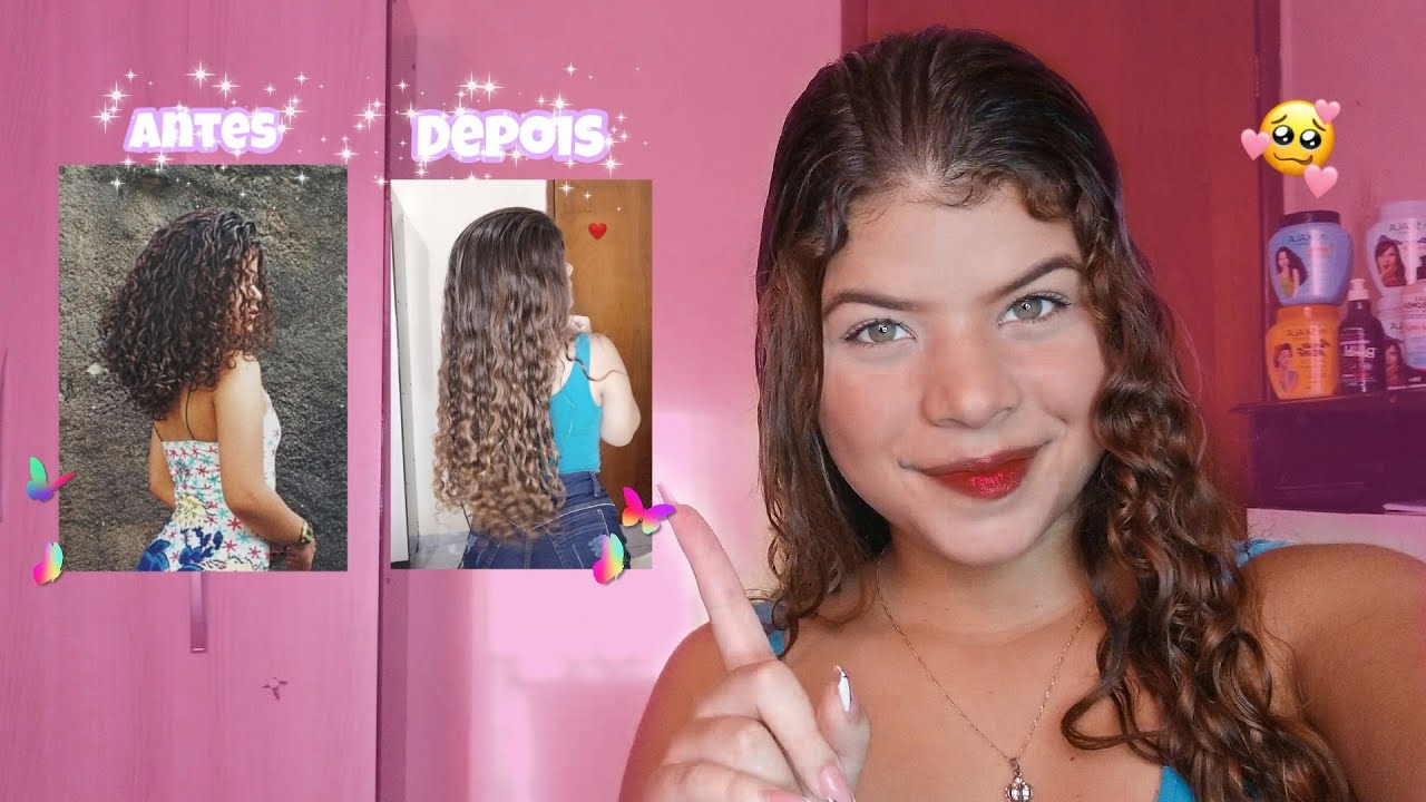 Como fazer o cabelo CRESCER mais rápido // Cacheado e liso ✨