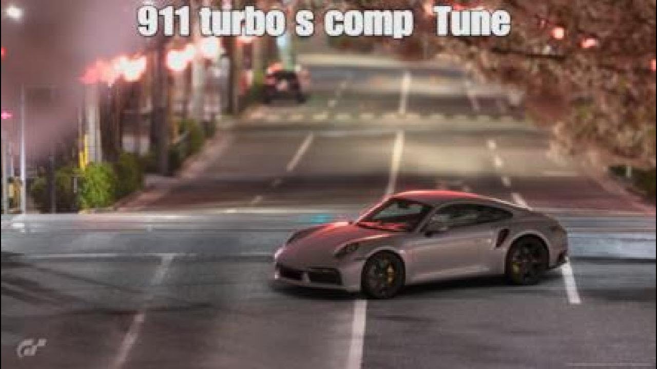 Outdated 911 turbo s drag Tune Gt7 bluemoon