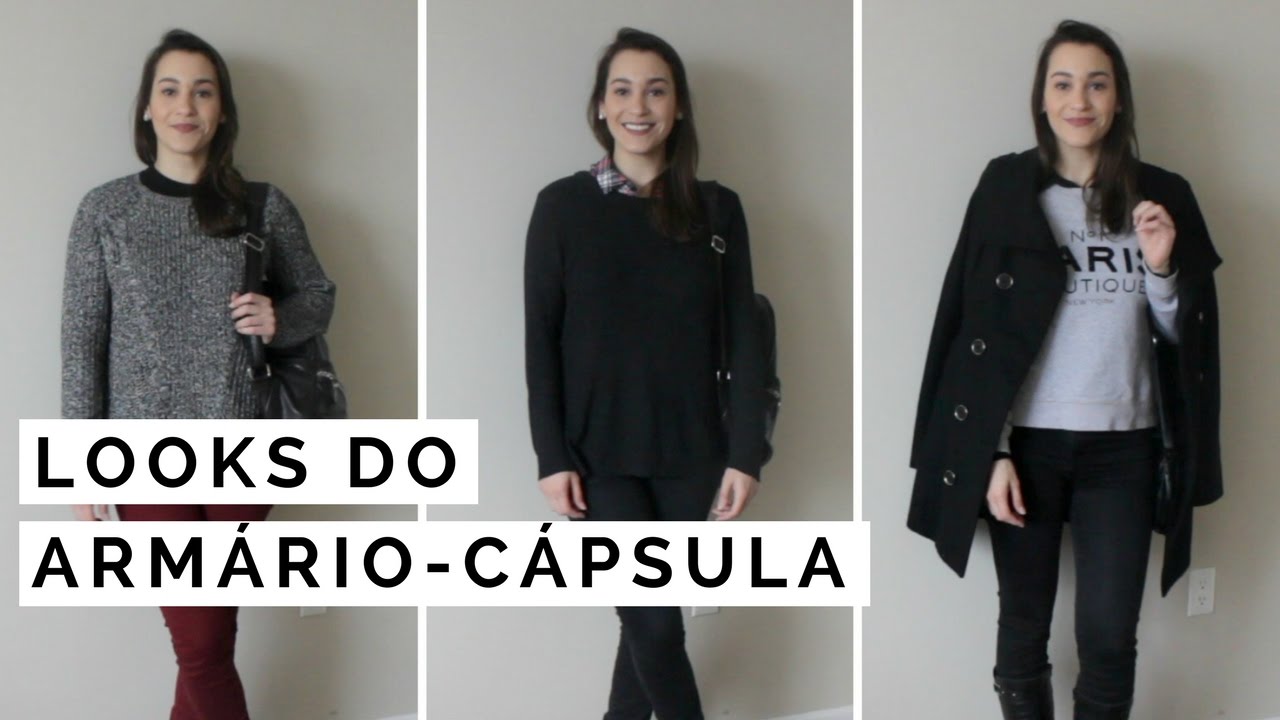 COMBINAÇÕES DO ARMÁRIO-CÁPSULA | Inverno 2017