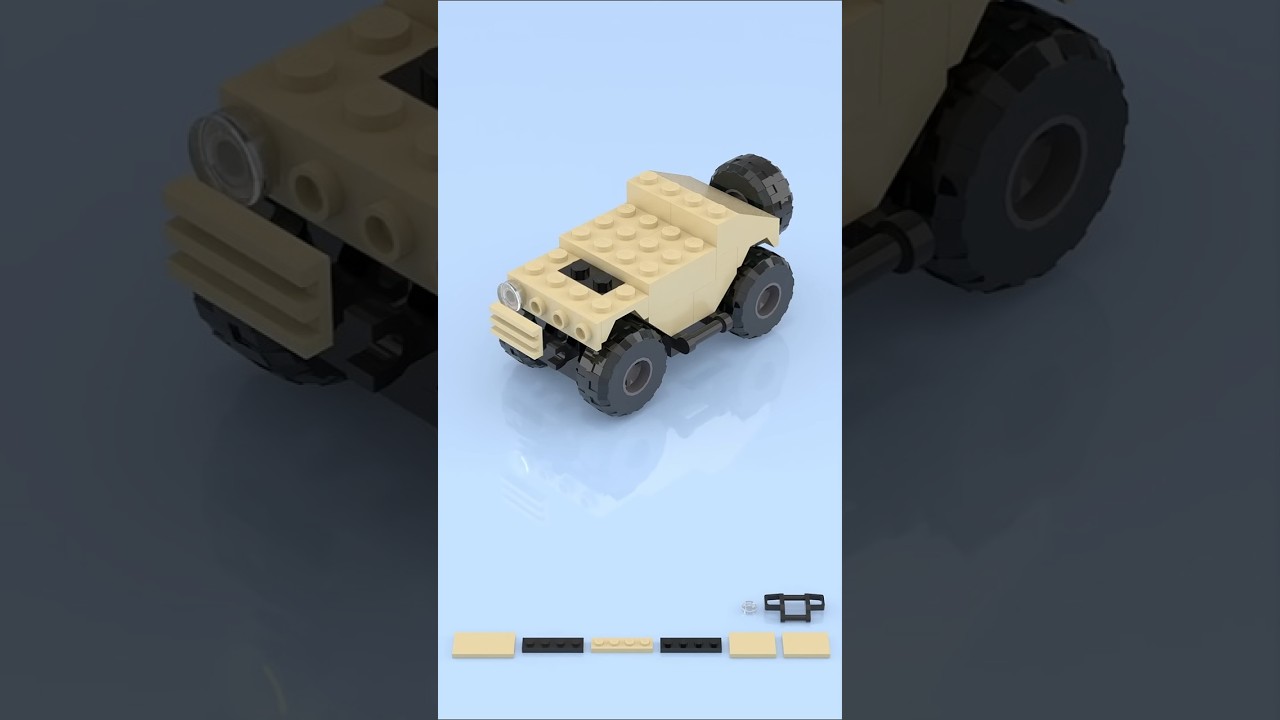 LEGO Tiny Humvee 🚙  Compact Power in Miniature! 💪🧱